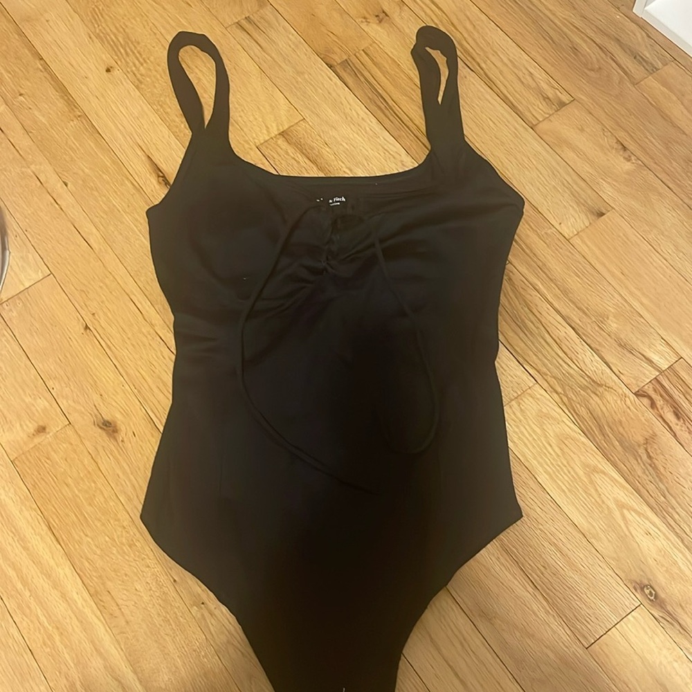 Black tank abercrombie bodysuit